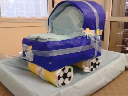 carrozzina di pannolini